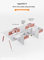 Bureau de travail extensible moderne à hauteur réglable, design en bois ouvert et modulable pour la maison et l'hôtellerie
