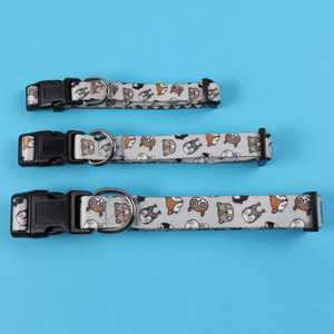 OKEYPETS Tersedia Grosir Bahan Poliester Tiga Motif S M L Kerah Leher Anjing Peliharaan Modis Mewah Ringan dan Dapat Disesuaikan - Product Image 3