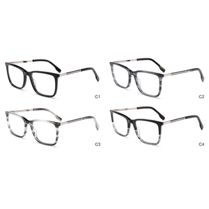 BONA Hoja <span class=keywords><strong>Gafas</strong></span> Múltiples Especificaciones Marcos Estilo <span class=keywords><strong>de</strong></span> lujo <span class=keywords><strong>Gafas</strong></span> portátiles Acetato Marco óptico Mujeres Hombres Niños Uso diario - Product Image 6