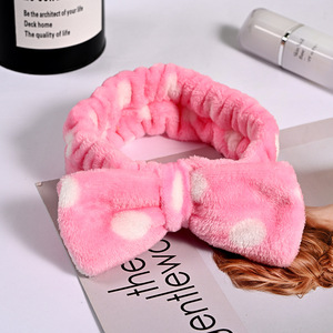 Fashion Hair Plush Bath Large Bow Spa <strong>Headband</strong> for <strong>Ladies</strong> - Product Image 3