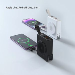 Batería Externa de 10000 mAh, Cargador Portátil Magnético Inalámbrico de Carga Rápida, Tipo C PD 20 W, Batería de Viaje Compacta para Teléfono y Portátil - Product Image 3