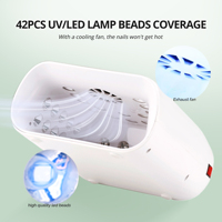 2025 Salon sans fil sèche-ongles manucure professionnel Base en métal 108W sans fil Rechargeable UV LED lampe de polymérisation des ongles