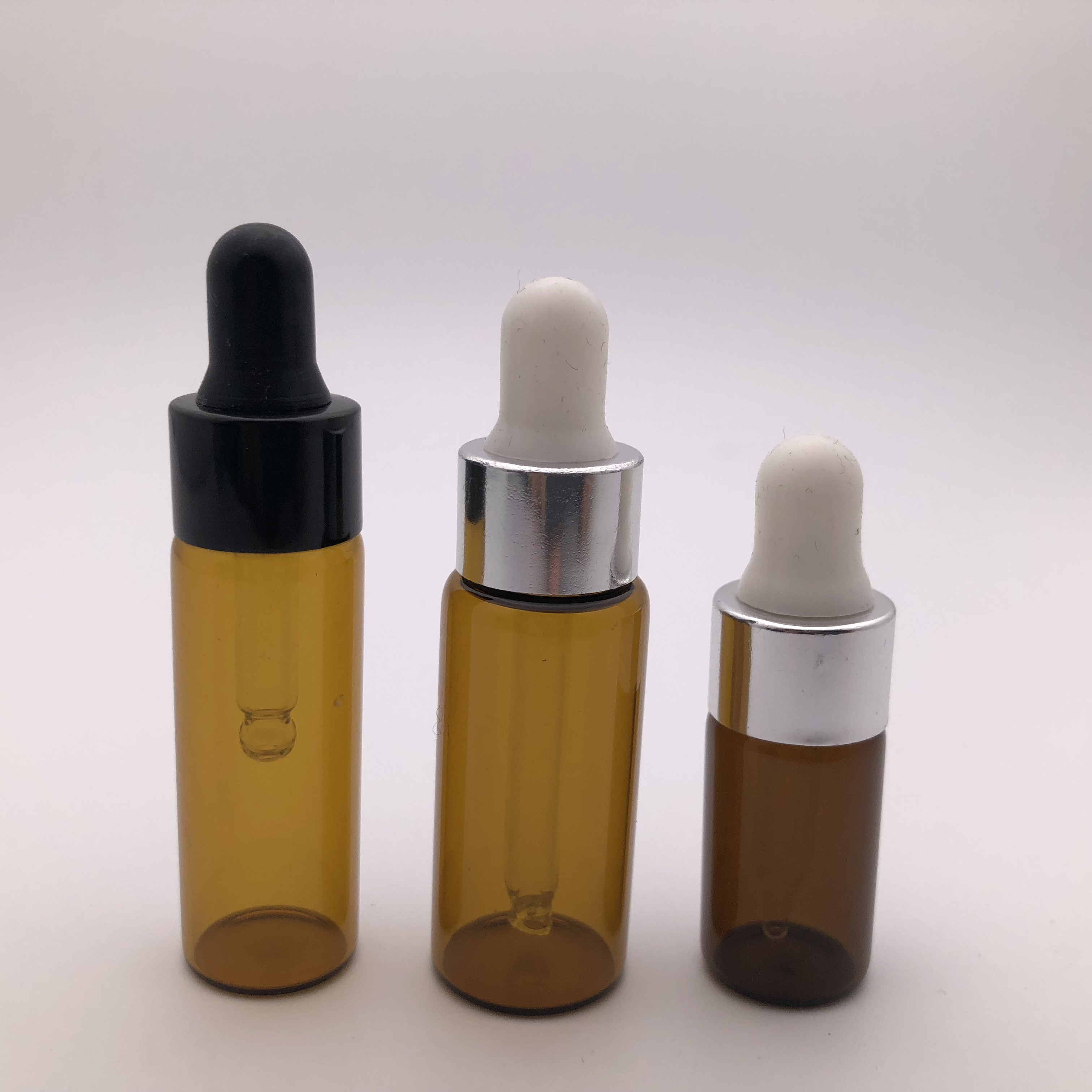 Portable Clear Glass Dropper Bottles With Eye Dropper 30ml 50ml