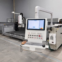 Sierra de puente HKNC-560 PLUS con software italiano, máquina CNC multifunción para procesamiento de granito y mármol, corte de encimeras y fregaderos