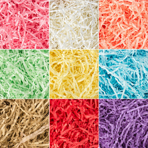 Prezzo di fabbrica all'ingrosso colorato crinkle taglio carta triturato riempitivo per imballaggio - Product Image 2