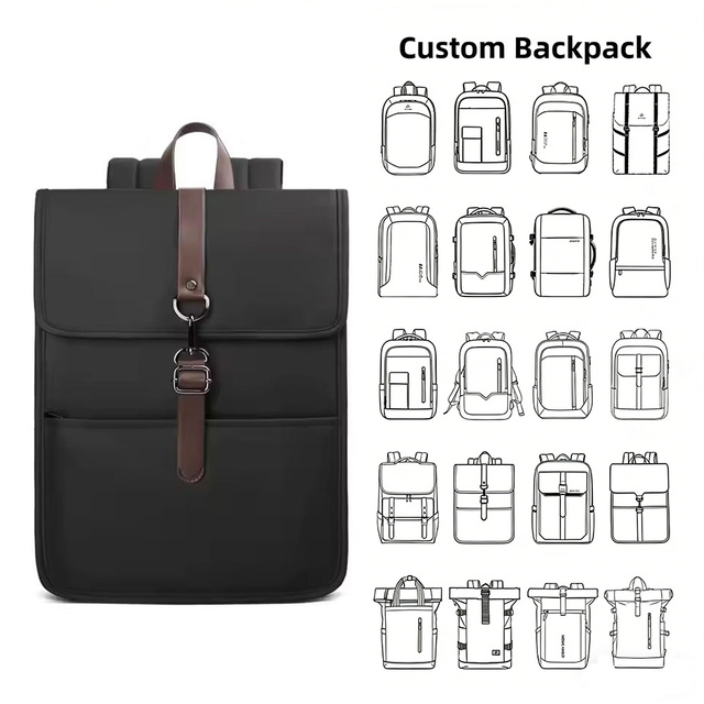 Business Backpack Anti Theft Smart Laptop Backpack Travel Bag Large Capacity Multi Function Soft Fashion Black Waterproof