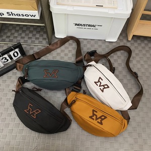 Men's Chest Bag Nylon Zipper Sporty Letter Design Everyday Outfits Lightweight Running Waist Bag Single Shoulder Crossbody - Product Image 1