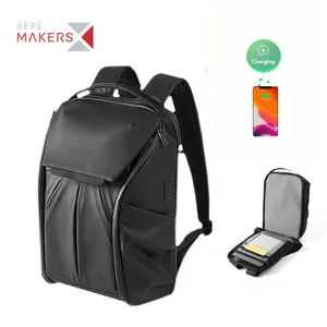 Sac à dos RPET urban Mochilas zino RFID, Logo personnalisé, écologiques, personnalisé, de luxe, pour voyage, pour ordinateur portable, avec USB, vente en gros,