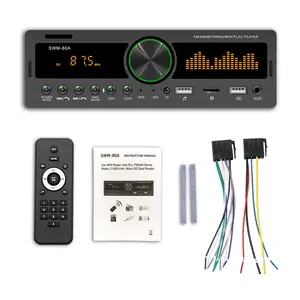 MEKEDE SWM-80A 2 Din araba radyo BT Stereo MP3 çalar FM alıcısı 12-14.4V uzaktan kumanda ile AUX/USB/TF kart Dash kiti