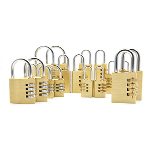 YH1235 Top <span class=keywords><strong>Security</strong></span> 3-Dial combinazione lucchetto in ottone <span class=keywords><strong>antifurto</strong></span> finitura lucida Password sblocca - Product Image 3
