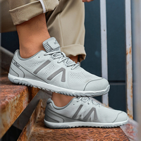 Zapatos Minimalistas para Hombre, Diseño Ergonómico, Puntera Ancha, Suela Plana, Flexibles, Cómodos para Caminar y Estar de Pie Todo el Día