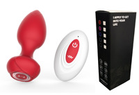 Sexspielzeug Analplugs 6er-Set Trainingskit Silikon Vibrierender Analplug mit Fernbedienung Erwachsenenspielzeug für Frauen Männer Paare