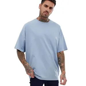 Тяжелая хлопковая Футболка большого размера с открытыми плечами, 100% хлопковая брендовая печать, мужские футболки, дышащие Графические футболки для мужчин