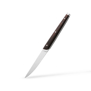 Coltello <span class=keywords><strong>da</strong></span> <span class=keywords><strong>bistecca</strong></span> durevole <span class=keywords><strong>in</strong></span> <span class=keywords><strong>acciaio</strong></span> inossidabile <span class=keywords><strong>da</strong></span> 4.5 pollici personalizzato all'ingrosso con manico <span class=keywords><strong>in</strong></span> legno - Product Image 1
