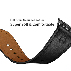 Correa de Cuero Retro para <span class=keywords><strong>Apple</strong></span> <span class=keywords><strong>Watch</strong></span> Series 38/40/41/S10/S11 42/44/45/46/49mm, Correa de Muñeca Ejecutiva - Product Image 4