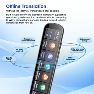 Black Friday Deal Professional 134 Idioma Pluma de traducción de voz en línea Pantalla IPS de 4,25 pulgadas para comunicación global Android - Product Image 2