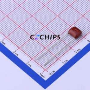 ตัวเก็บประจุแบบฟิล์ม LX2A682JD1B0070065040EOX แบบ Through hole (THT), ระยะขา P=5 มม. ความจุ 6.8nF ความคลาดเคลื่อน 5% แรงดัน 100V โพลีเอสเตอร์เคลือบโลหะ - Product Image 1