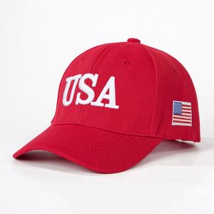 Gorra de Béisbol con Bordado Americano para Elecciones, Gorra de Campaña con Bandera de EE. UU., Gorra de Béisbol para Exteriores - Product Image 1