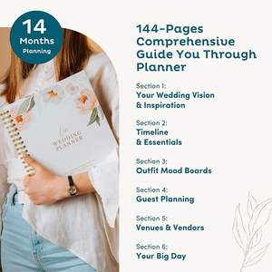 Organizzatore personalizzabile di alta qualità Agenda sposa Agenda Journal con copertina rigida Notebook <span class=keywords><strong>Wedding</strong></span> Agenda <span class=keywords><strong>Planner</strong></span> - Product Image 3