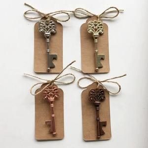 Abridor de Botellas con Llave Vintage Personalizado de Fábrica ODM/OEM, Recuerdos Rústicos para Bodas, Regalo para Invitados - Product Image 4