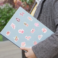 100 pegatinas decorativas de PVC impermeables con dibujos animados Vsco para laptop, equipaje, cuaderno, teléfono, botella, taza, bicicleta