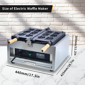 Cpvkry thương mại điện mini Waffle <span class=keywords><strong>maker</strong></span> với hai mặt không dính sưởi ấm thiết kế phim hoạt hình cho hộ gia đình sử dụng - Product Image 5