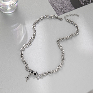 Collar de cadena cubana de Hip Hop de última moda, collar de artesanía fina ajustable geométrica para ropa de calle, regalo Unisex de moda - Product Image 3