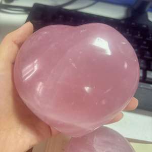 新作ナチュラルローズクォーツハート型大ハート型お友だちにプレゼント素敵な装飾 - Product Image 3