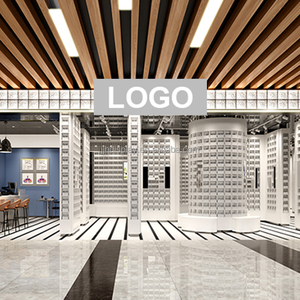 Nhà Máy ban đầu cửa hàng quang học cải tạo cao cấp trưng bày kính hiển thị cửa hàng bán lẻ với cửa hàng mới trang trí kính mắt - Product Image 2