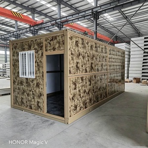 Casa Contenedor Prefabricada Plegable para Vivienda, <span class=keywords><strong>Refugio</strong></span>, Granja, Campamento Minero, Alojamiento Estudiantil, Almacenamiento y Cafetería - Product Image 2