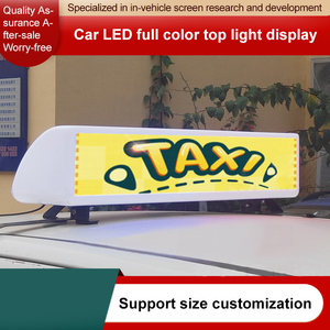 Pantalla LED Inteligente para Techo de Taxi, Control Inalámbrico por Wifi 4G, Luz de Techo para Taxi, Pantalla Publicitaria a Todo Color HD con Rotación para Automóvil - Product Image 3