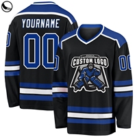 BETHERIVAL entièrement polyester maille tissu respirant hockey sur glace uniforme équipe pratique personnalisé attirail sergé Patch hockey sur glace Jersey
