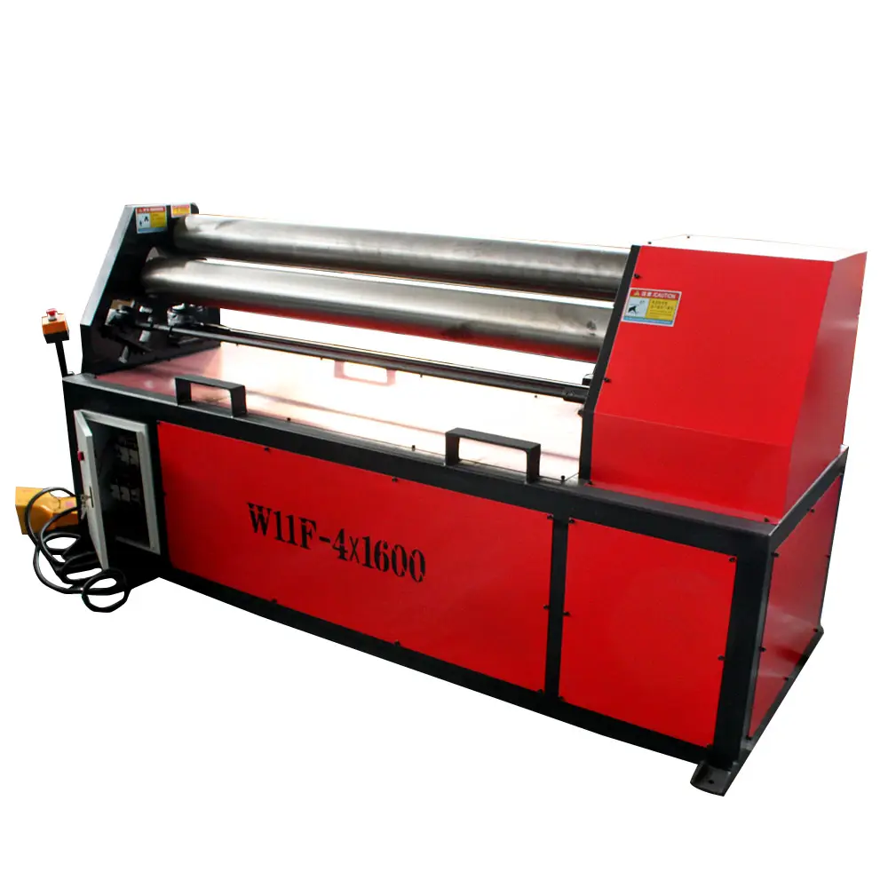 Made in China High Quality Raintech Hydraulic 3 Roller CNC Plate Roller Sheet Metal Bending Rolling Machine