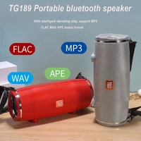 Altavoz Inalámbrico Original Loud TG-189 TG189, Altavoz Portátil de 7W*2, Mini Caja de Sonido, Compatible con TF, USB, AUX, FM, 2400 mAh