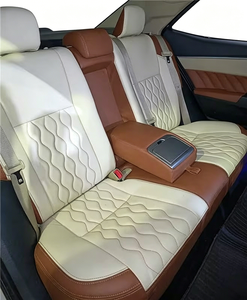 Housses <span class=keywords><strong>de</strong></span> siège auto sur mesure pour <span class=keywords><strong>Ford</strong></span> <span class=keywords><strong>F150</strong></span>, Isuzu DMAX, K5, A7 Pickup - Cuir NAPA écologique toutes saisons, ensemble complet - Product Image 2