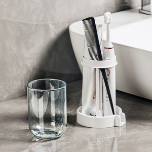 Creative a Cup of Dual-use Plastic Student Simple <b>Toothbrush</b> <b>Holder</b> with Mouthwash Cup Bathroom Set - Product Image 3