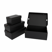 Boîtes à chaussures en carton ondulé de qualité supérieure, organisateurs de rangement pliables avec doublure protectrice pour baskets, bottes et présentoirs de chaussures