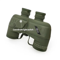Jumelles de navigation 10x50 7x50 avec réticule, légères et flottantes, jumelles de vision nocturne ILL avec télémètre pour la chasse