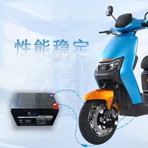 6-DZF-12แบตเตอรี่ VRLA 12Ah 12V สำหรับสกูตเตอร์ไฟฟ้าและจักรยาน - Product Image 1