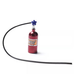 Botella de Gas de nitrógeno de óxido <span class=keywords><strong>nitroso</strong></span> de metal mecanizado CNC <span class=keywords><strong>para</strong></span> modelos de coche 1to10 RC SCX10 TRX4 D90 RC4WD - Product Image 2