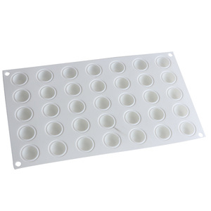 <span class=keywords><strong>Moldes</strong></span> <span class=keywords><strong>de</strong></span> Silicona <span class=keywords><strong>para</strong></span> Galletas <span class=keywords><strong>de</strong></span> Chocolate Hechos a Mano, <span class=keywords><strong>Moldes</strong></span> <span class=keywords><strong>para</strong></span> Mini Tartas <span class=keywords><strong>de</strong></span> Mousse, <span class=keywords><strong>Moldes</strong></span> Planos Semicirculares <span class=keywords><strong>para</strong></span> Repostería - Product Image 1