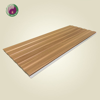 Panel de Techo de PVC Impermeable para Decoración de Restaurantes, Tamaño Personalizado de 30 cm, Panel de Techo de PVC Plástico Ignífugo con Precios Económicos