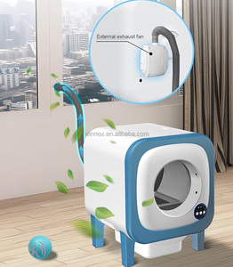 2025 Accesorios Gatos Produtos 68 + 10L extra Grande Plástico Inteligente Cat Litter Box WC Gato Automático com Controle APP e Vídeo - Product Image 6