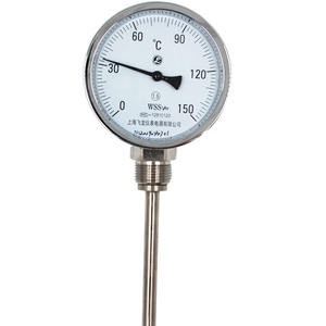 Termometro industriale termometro bimetallico WSS-411 termometro radiale in acciaio inossidabile 0-100C - Product Image 2