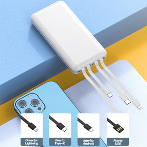 Meilleures ventes : Powerbanks portables originales avec logo, chargeur de batterie externe 10000 mAh, fournisseur électronique avec double sortie - Product Image 5