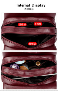 Fashion New Designer Crossbody Bags High Quality PU Leather Shoulder Messenger Bag Casual <b>Totes</b> Luxury Women Handbags and Purses - Product Image 5