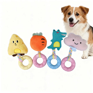 Jiaruibao Fabricant Grossiste Jouets <span class=keywords><strong>pour</strong></span> chiens et chats, Poupée en peluche résistante aux morsures, Jouet sonore, <span class=keywords><strong>Anneau</strong></span> à mâcher <span class=keywords><strong>pour</strong></span> la <span class=keywords><strong>dentition</strong></span> et le divertissement des chiots et des chatons - Product Image 4