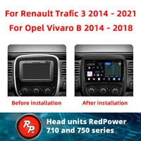 Redpower Hi-Fi DVD de voiture pour Renault Trafic 3 2014 - 2021 pour Opel Vivaro B 2014 - 2018 DVD Radio DSP lecteur multimédia Naviga