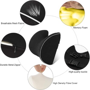 Reposacabezas de Viaje Ajustable, Soporte para el Cuello de Espuma Suave, <span class=keywords><strong>Almohada</strong></span> Gruesa y Cómoda, Accesorios Populares para Automóviles, <span class=keywords><strong>Almohada</strong></span> <span class=keywords><strong>Cervical</strong></span> Ergonómica - Product Image 3