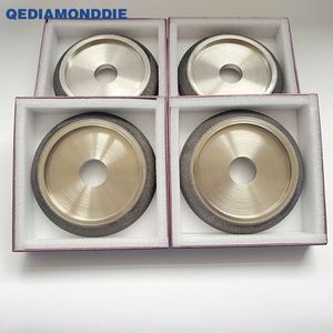 Meule diamantée CBN pour affûtage de lames de scie à ruban 127D×22.2T×12.7H, meule diamantée/CBN électrolytique pour affûtage de lames de scie à ruban - Product Image 1